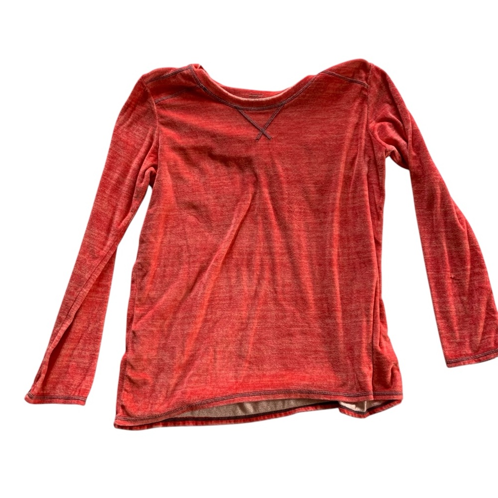 ClimateRight by Cuddl Duds Pink Stretch Fleece Crew Women’s Medium